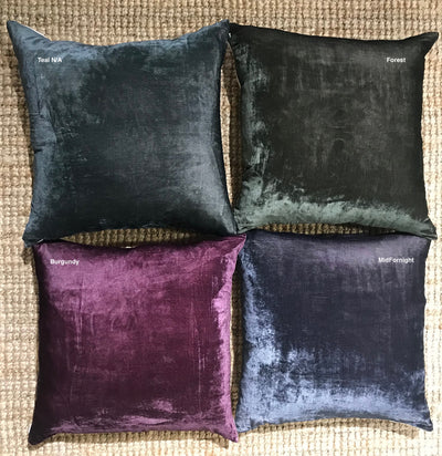 Pantone Plain Linen & Velvet Cushions - Sale